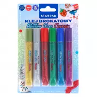 Ilustracja Starpak Klej Brokatowy 6 Kolorów 578418