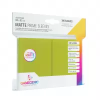 Ilustracja Gamegenic: Matte Prime CCG Sleeves (66x91 mm) - Lime, 100 sztuk