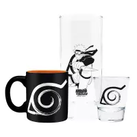Ilustracja Zestaw Prezentowy Naruto Shippuden: Szklanka + Zestaw do espresso