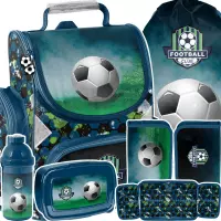 Ilustracja produktu Paso Zestaw Szkolny 5el. Football Tornister PP24FC-525 + Piórnik PP24FC-P001BW + Worek PP24FC-712
