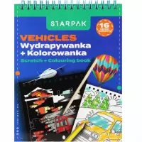 Ilustracja produktu Starpak Zestaw Kreatywny Wydrapywanka Vehicles 552512