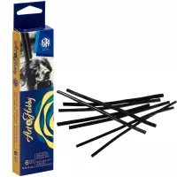 Ilustracja Astra Naturalny Węgiel Rysunkowy Art&Hobby 6-8mm 6 Sztuk 323115003