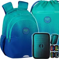 Ilustracja produktu CoolPack Zestaw 3el. Gradient Ocean Plecak E29509 + Worek E70509 + Piórnik 553172