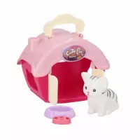 Ilustracja Mega Creative Kotek w Domku + Akcesoria 576875 Ilustracja Mega Creative Kotek w Domku + Akcesoria 576875