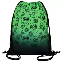 Ilustracja produktu CoolPack First Worek Szkolny Na Obuwie Game Over Gradient Green F159969