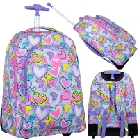 Ilustracja produktu CoolPack Alan Plecak Szkolny Na Kółkach Pastel Hearts F124832