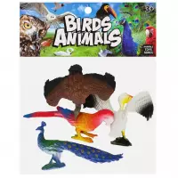 Ilustracja produktu Mega Creative Figurki Zwierzęta Gumowe Ptaki 595395