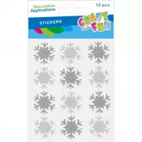 Ilustracja Craft With Fun Ozdoba Dekoracyjna Naklejki Płatek Śniegu 567306