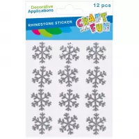 Ilustracja Craft With Fun Ozdoba Dekoracyjna Naklejki Śnieżki 567249