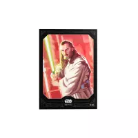 Ilustracja Gamegenic: Star Wars Unlimited Card Game - Premium Art Sleeves - Koszulki na Karty - Qui-Gon Jinn