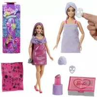 Ilustracja produktu Mattel Barbie Party Unboxed Glam Party Stylowe Przygotowania Lalka Zestaw Różowy JFY67