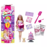 Ilustracja Mattel Barbie Party Urodziny Pieska Imprezowe Niespodzianki JFG68