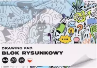 Ilustracja produktu Starpak Blok Rysunkowy Football A4 20 kartek Biały Graffiti 587745