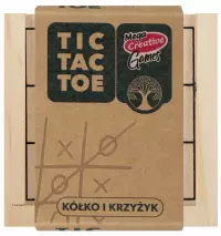 Ilustracja produktu Mega Creative Gra Kółko i KrzyżykDrewniane Kostka Wood 552136