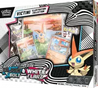 Ilustracja produktu Pokemon TCG: Scarlet & Violet - White Flare & Black Bolt - Unova Victini Illustration Collection