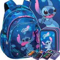 Ilustracja produktu CoolPack Zestaw Szkolny Stitch Blue 3el Plecak F029780 + Worek F054780 + Piórnik F067780