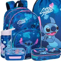 Ilustracja produktu CoolPack Rider Zestaw Szkolny Stitch Blue 5el Plecak F109780 + Piórnik F062780 + Worek F054780 + STLO9913 + STLO9903