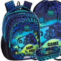Ilustracja CoolPack Zestaw Szkolny Gamer Chess 3el. Plecak Fast F163964 + Worek F159964 + Piórnik F062964