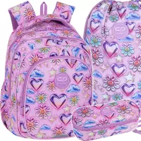 Ilustracja produktu CoolPack Zestaw Szkolny Balloons 3el. Plecak Fast F163970 + Worek F159970 + Piórnik F062970