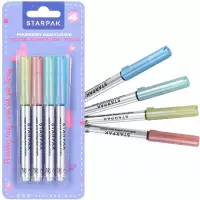 Ilustracja produktu Starpak Marker Akrylowy w Pędzelku Brokatowy 580593
