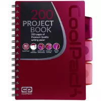 Ilustracja produktu Coolpack Kołozeszyt Red A5 100 Kartek Kratka 94245CP
