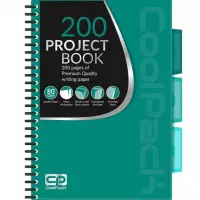 Ilustracja produktu Coolpack Kołozeszyt Turquoise A5 100 Kartek Kratka 94009CP