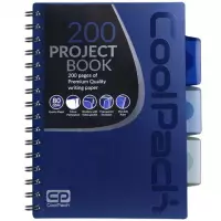 Ilustracja produktu Coolpack Kołozeszyt Dark Blue A5 100 Kartek Kratka 94306CP