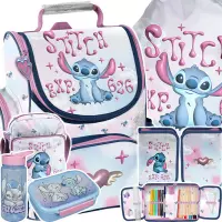 Ilustracja produktu  Paso Zestaw Szkolny 6el.Stitch Serce Tornister DS26ZZ-525 + Piórnik DS26ZZ-P001 + Worek DS26ZZ-712 + Torebka DS26ZZ-108
