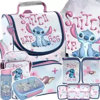 Ilustracja produktu Paso Zestaw Szkolny 6el.Stitch Serce Tornister DS26ZZ-525 + Piórnik DS26ZZ-P001BW + Worek DS26ZZ-712 + Torebka DS26ZZ-108