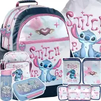 Ilustracja produktu Paso Zestaw Szkolny 6el.Stitch Serce Plecak DS26ZZ-116 + Piórnik DS26ZZ-P001BW + Worek DS26ZZ-712 + Torebka DS26ZZ-108