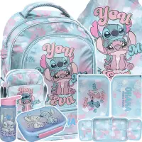 Ilustracja produktu Paso Zestaw Szkolny 6el.Stitch Ohana Plecak DS26WW-260 + Piórnik DS26WW-P001BW + Worek DS26WW-712 + Torebka DS26WW-108