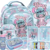 Ilustracja produktu Paso Zestaw Szkolny 6el.Stitch Ohana Plecak DS26WW-260 + Piórnik DS26WW-P001 + Worek DS26WW-712 + Torebka DS26WW-108