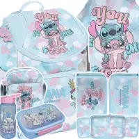 Ilustracja produktu  Paso Zestaw Szkolny 6el.Stitch Ohana Tornister DS26WW-575 + Piórnik DS26WW-P001BW + Worek DS26WW-712 + Torebka DS26WW-108