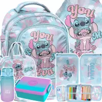 Ilustracja produktu Paso Zestaw Szkolny 6el.Stitch Ohana Plecak DS26WW-260 + Piórnik DS26WW-P001 + Worek DS26WW-712 + Torba DS26WW-074