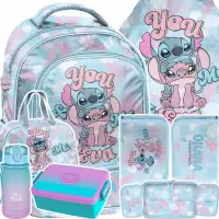Ilustracja produktu Paso Zestaw Szkolny 6el.Stitch Ohana Plecak DS26WW-260 + Piórnik DS26WW-P001BW + Worek DS26WW-712 + Torba DS26WW-074