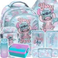 Ilustracja produktu Paso Zestaw Szkolny 6el.Stitch Ohana Plecak DS26WW-260 + Piórnik DS26WW-P001BW + Worek DS26WW-712 + Torebka DS26WW-108