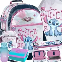 Ilustracja produktu Paso Zestaw Szkolny 6el.Stitch Serce Plecak DS26ZZ-116 + Piórnik DS26ZZ-013 + Worek DS26ZZ-712 + Torebka DS26ZZ-108