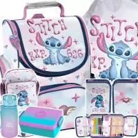 Ilustracja produktu  Paso Zestaw Szkolny 6el.Stitch Serce Tornister DS26ZZ-525 + Piórnik DS26ZZ-P001 + Worek DS26ZZ-712 + Torebka DS26ZZ-108