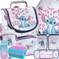 Ilustracja produktu Paso Zestaw Szkolny 6el.Stitch Serce Tornister DS26ZZ-525 + Piórnik DS26ZZ-P001BW + Worek DS26ZZ-712 + Torebka DS26ZZ-108