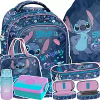 Ilustracja produktu Paso Zestaw Szkolny 6el.Stitch Cool Plecak DS26XX-260 + Piórnik DS26XX-013 + Worek DS26XX-712 + Torba DS26XX-074