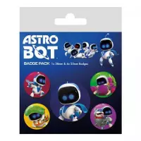 Ilustracja produktu Zestaw Przypinek Astro Bot 5 szt.