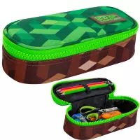 Ilustracja produktu CoolPack Campus Piórnik Tuba Usztywniona Z Organizerem City Jungle C62199/F