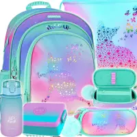 Ilustracja produktu Starpak Zestaw Szkolny 5el. Ombre Kitty Plecak 553210 + Worek 558410 + Piórnik 553391 + Z07505 + 536875