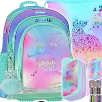 Ilustracja produktu Starpak Zestaw Szkolny 3el. Ombre Kitty Plecak 553210 + Worek 558410 + Piórnik 553389