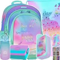 Ilustracja produktu Starpak Zestaw Szkolny 5el. Ombre Kitty Plecak 553210 + Worek 558410 + Piórnik 553389 + Z07505 + 536875
