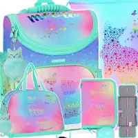 Ilustracja produktu Starpak Zestaw Szkolny 4el. Ombre Kitty Tornister 553208 + Worek 558410 + Piórnik 553435 + Torba 553393