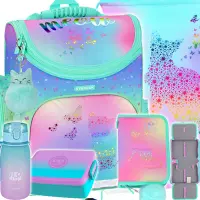 Ilustracja produktu Starpak Zestaw Szkolny 5el. Ombre Kitty Tornister 553208 + Worek 558410 + Piórnik 553435 + Z07505 + 536875