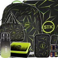 Ilustracja produktu Starpak Zestaw Szkolny 6el. Geometric Plecak 553003 + Worek 553005 + Piórnik 553007 + Torba 553006
