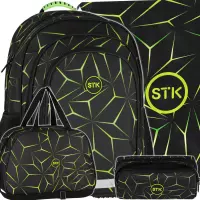 Ilustracja produktu Starpak Zestaw Szkolny 4el. Geometric Plecak 553003 + Worek 553005 + Piórnik 553008 + Torba 553006
