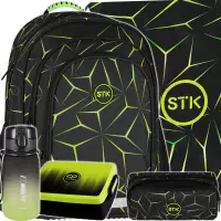 Ilustracja produktu Starpak Zestaw Szkolny 5el. Geometric Plecak 553003 + Worek 553005 + Piórnik 553008